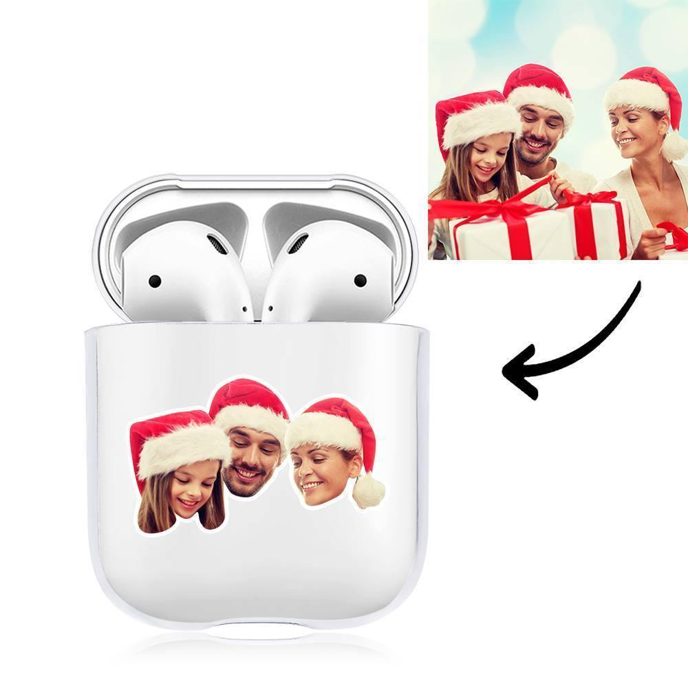 Custom Photo Airpods Case Happy Family Earphone Case Transparent - Avatar - soufeelus