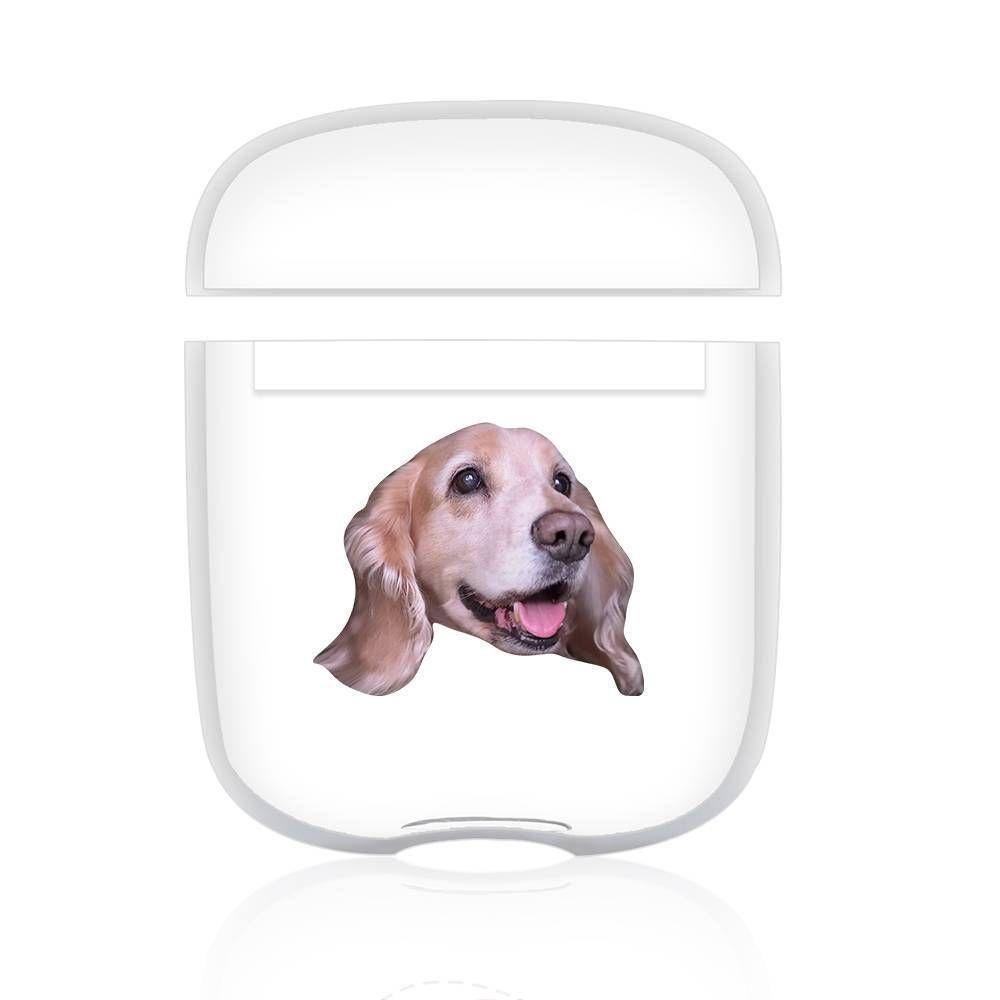 Custom Photo AirPods Case Lovely Dog Earphone Case Transparent - Avatar - soufeelus