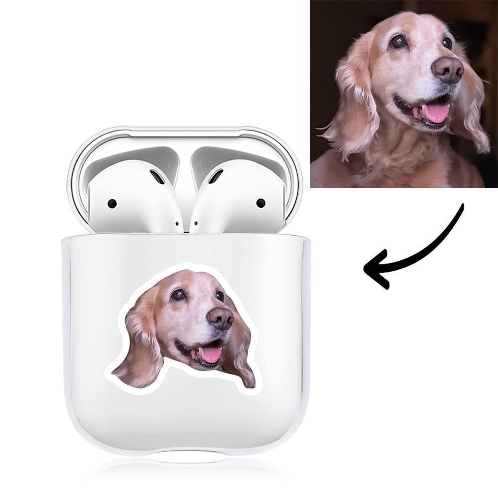 Custom Photo AirPods Case Lovely Dog Earphone Case Transparent - Avatar - soufeelus