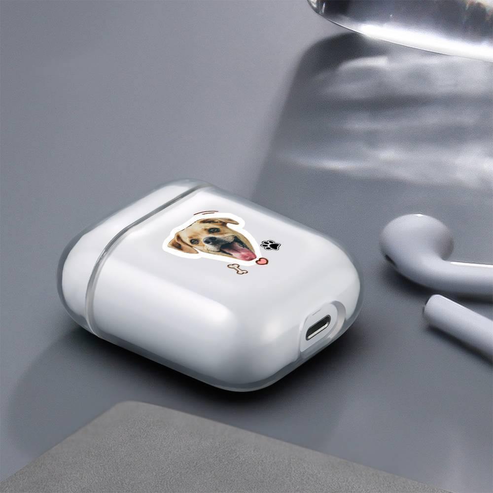 Custom Photo AirPods Case Cute Dogs Earphone Case Transparent - Avatar