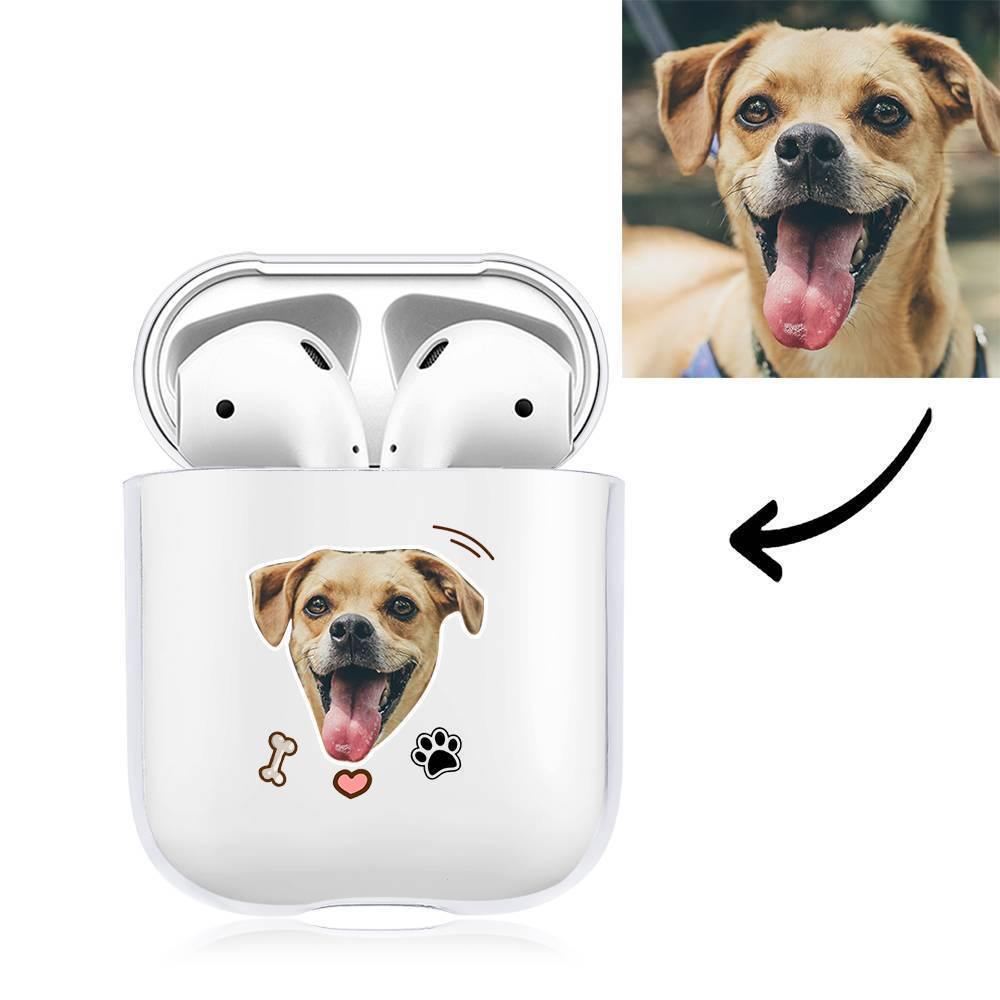 Custom Photo AirPods Case Cute Dogs Earphone Case Transparent - Avatar - soufeelus