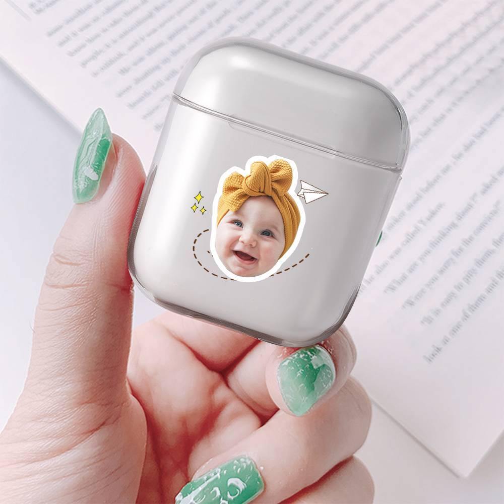 Custom Photo AirPods Case Always Love You Baby Earphone Case Transparent - Avatar - soufeelus