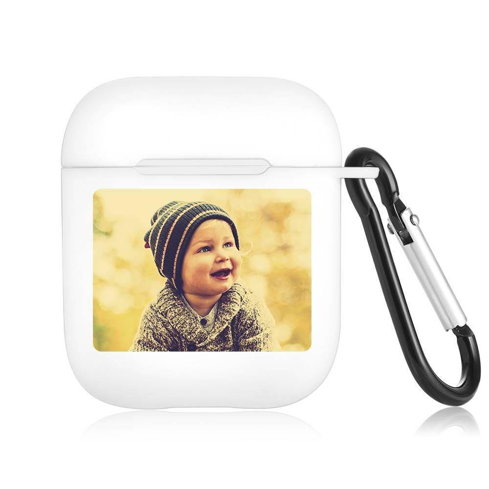 Photo AirPods Case Cute Baby Earphone Case - White - soufeelus
