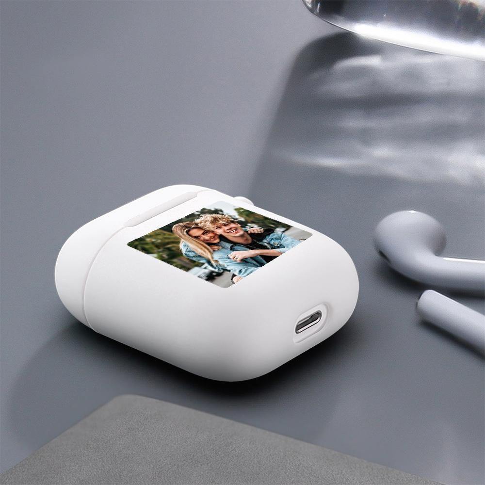 Photo AirPods Case Couples Gift Earphone Case - White - soufeelus