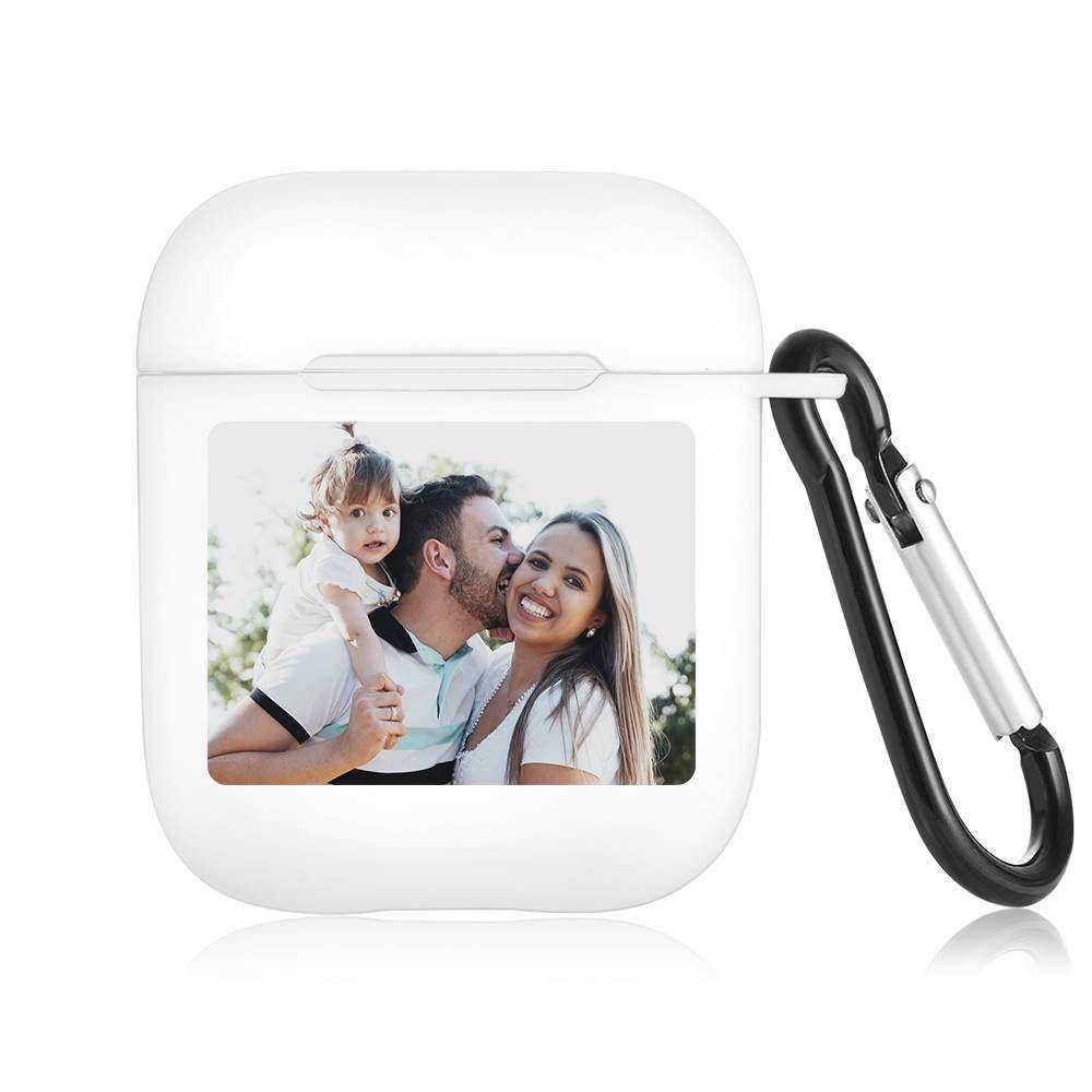 Photo AirPods Case Family Gift Earphone Case - White - soufeelus