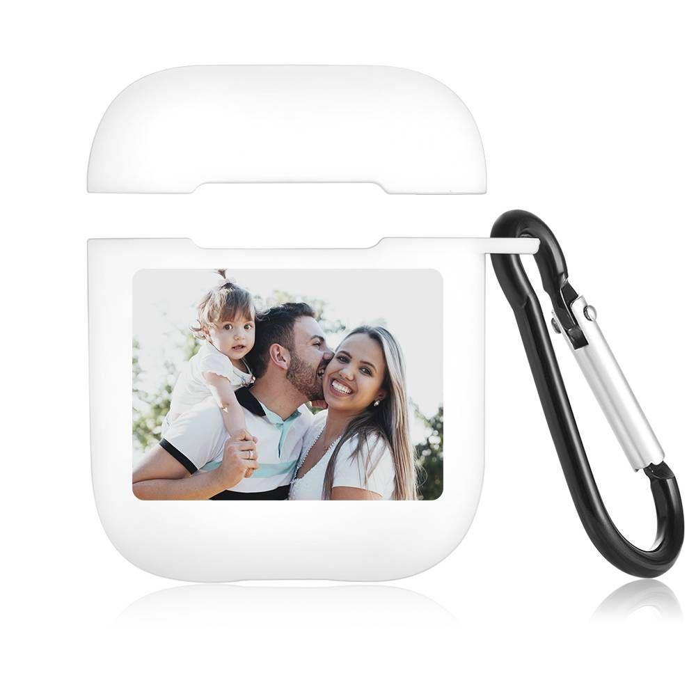 Photo AirPods Case Family Gift Earphone Case - White - soufeelus