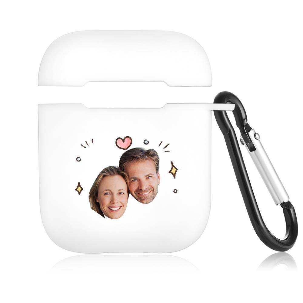 Airpods Case Custom Photo Couple's Keepsake Gift Earphone Case White - Avatar - soufeelus