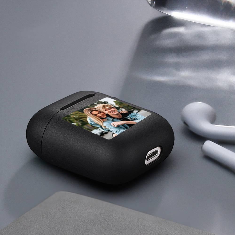 Photo Airpods Case Couples Gift Earphone Case - Black - soufeelus