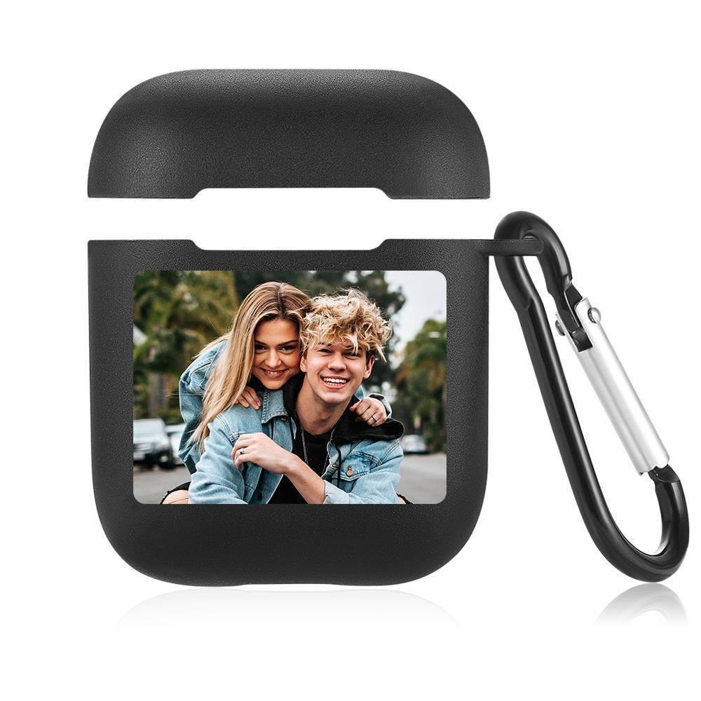 Photo Airpods Case Couples Gift Earphone Case - Black - soufeelus