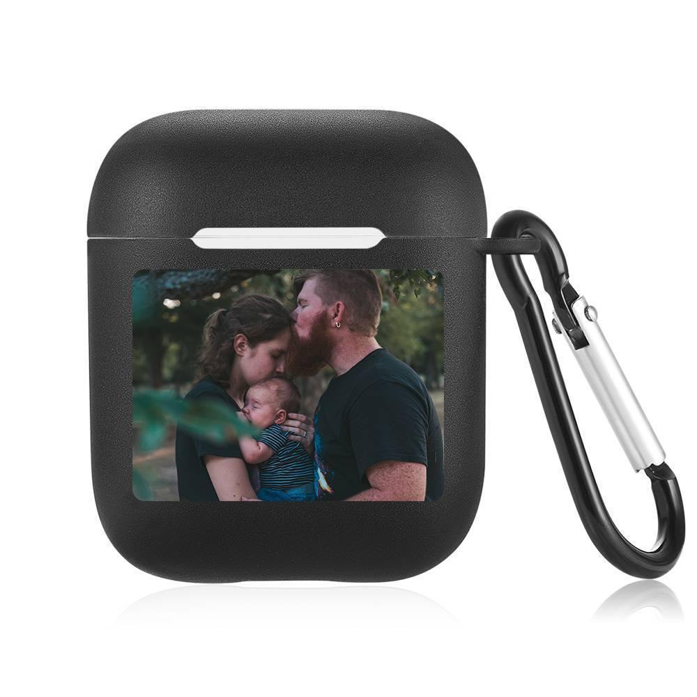 Photo Airpods Case Family Gift Earphone Case - Black - soufeelus