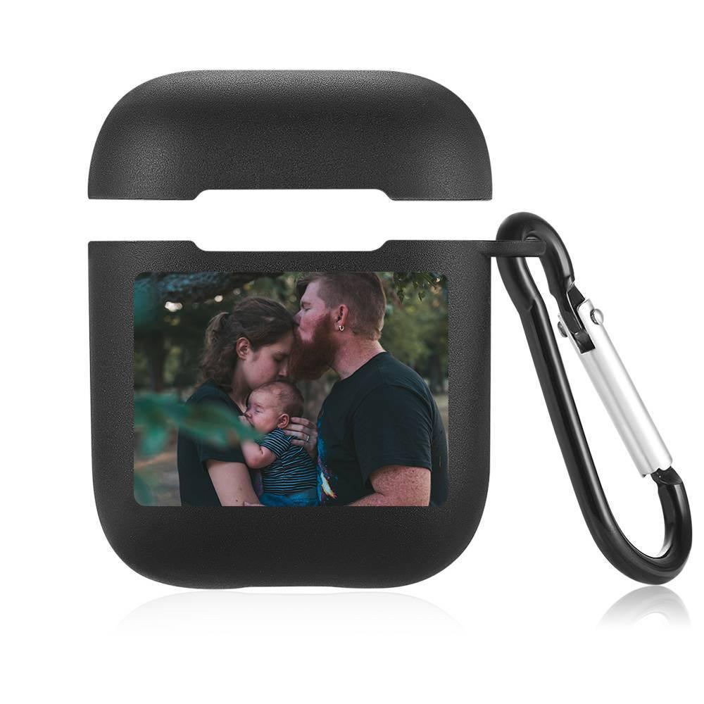 Photo Airpods Case Family Gift Earphone Case - Black - soufeelus