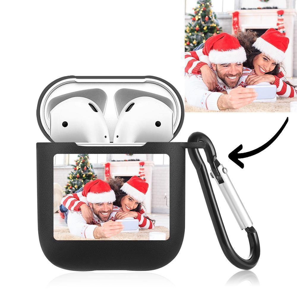 Photo Airpods Case Cute Baby Earphone Case - Black - soufeelus