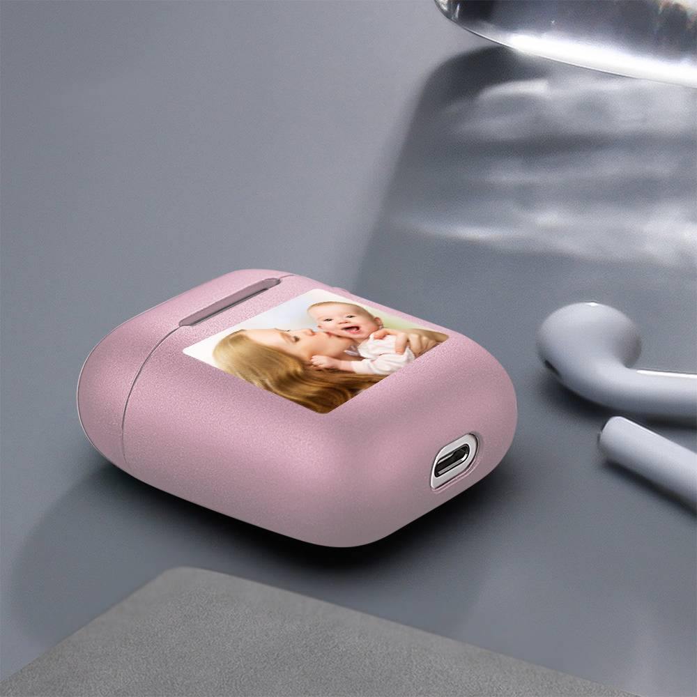 Custom Photo Airpods Case Earphone Case Pink - soufeelus