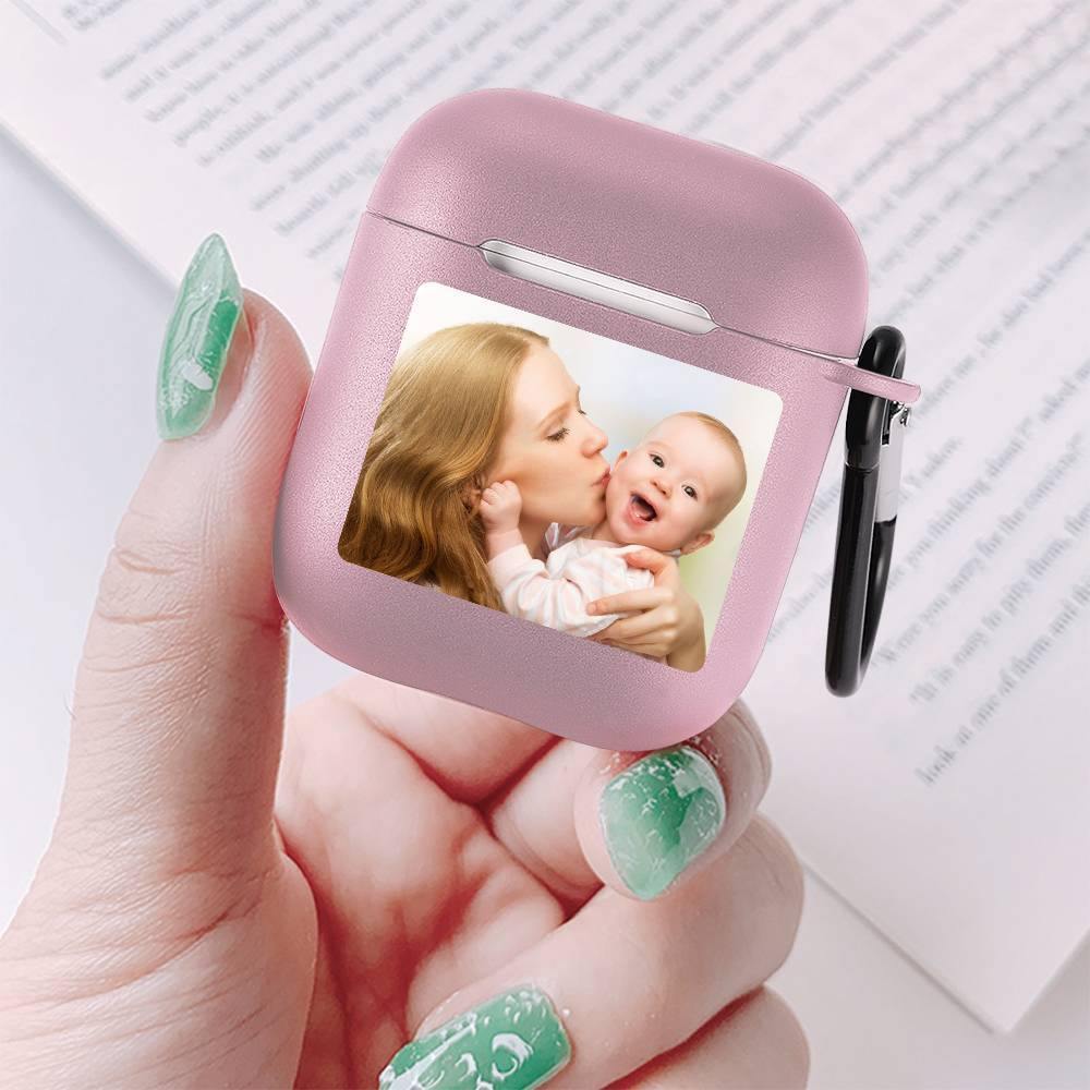 Custom Photo Airpods Case Earphone Case Pink - soufeelus