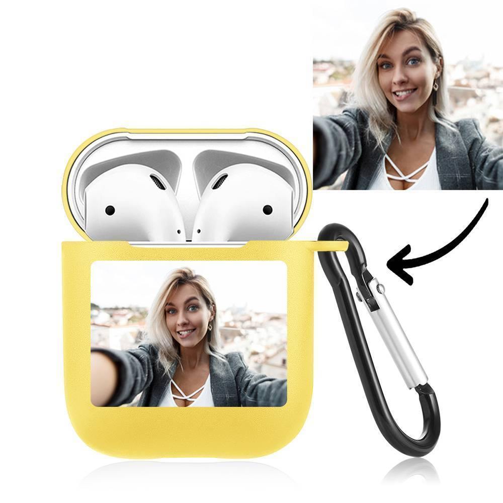 Custom Photo Airpods Case Earphone Case Yellow - soufeelus