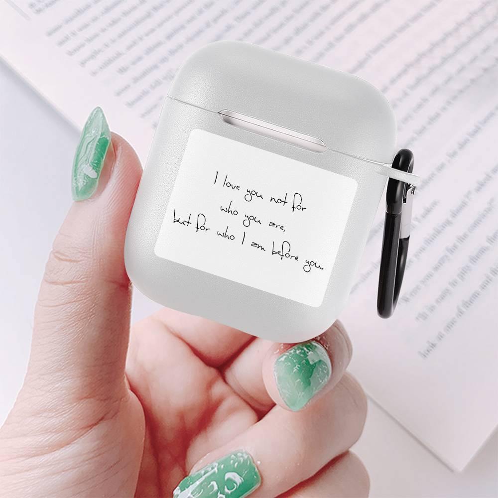 Engraved Airpods Case Earphone Case Transparent - soufeelus