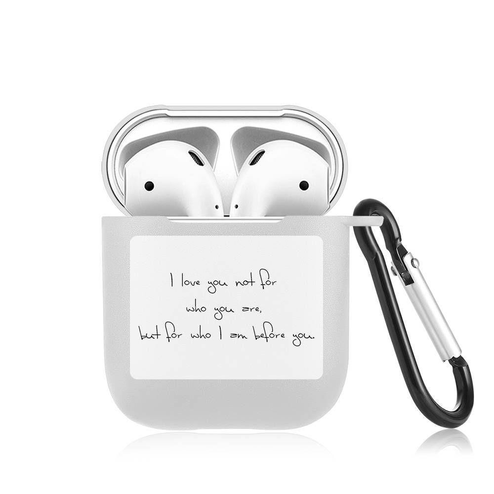 Engraved Airpods Case Earphone Case Transparent - soufeelus