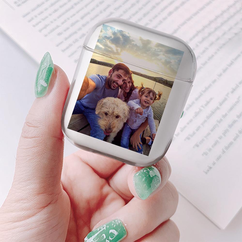 Airpods Case Photo Airpods Case for Airpods 2nd Transparent Family Gifts - soufeelus