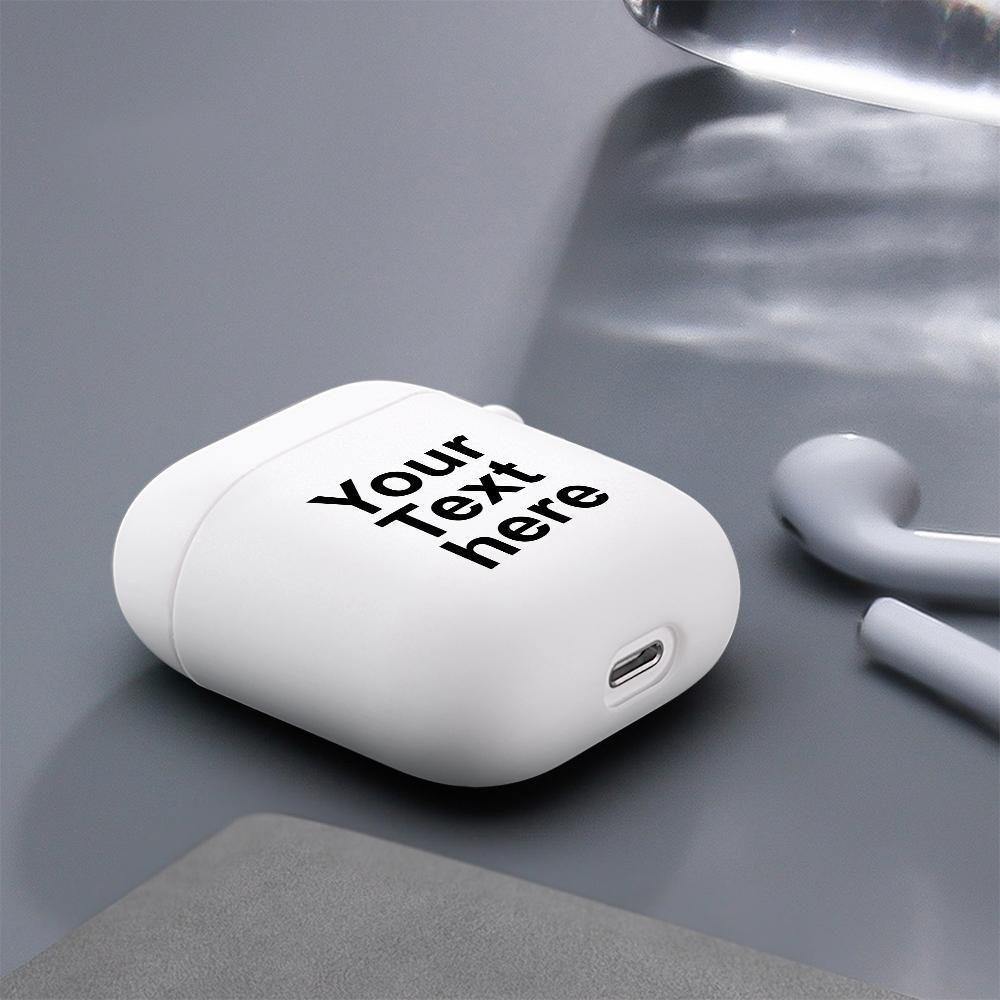 Airpods Case for Airpods 2nd White Color with Engraving - soufeelus