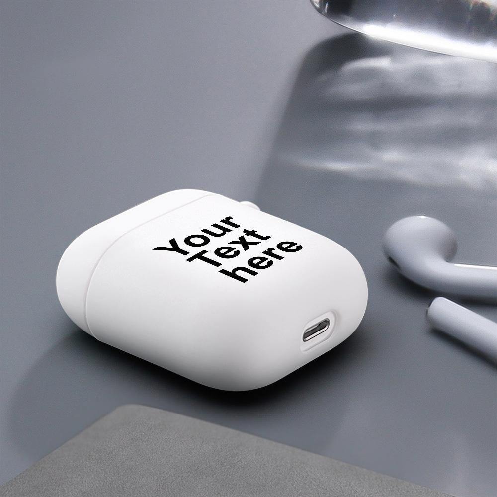 Airpods Case for Airpods 2nd White Color with Engraving - soufeelus