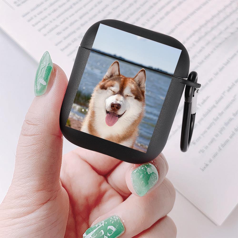 Airpods Case Photo Airpods Case for Airpods 2nd Black Cute Pet - soufeelus