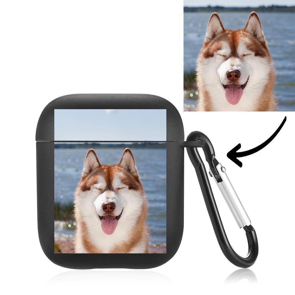 Airpods Case Photo Airpods Case for Airpods 2nd Black Cute Pet - soufeelus