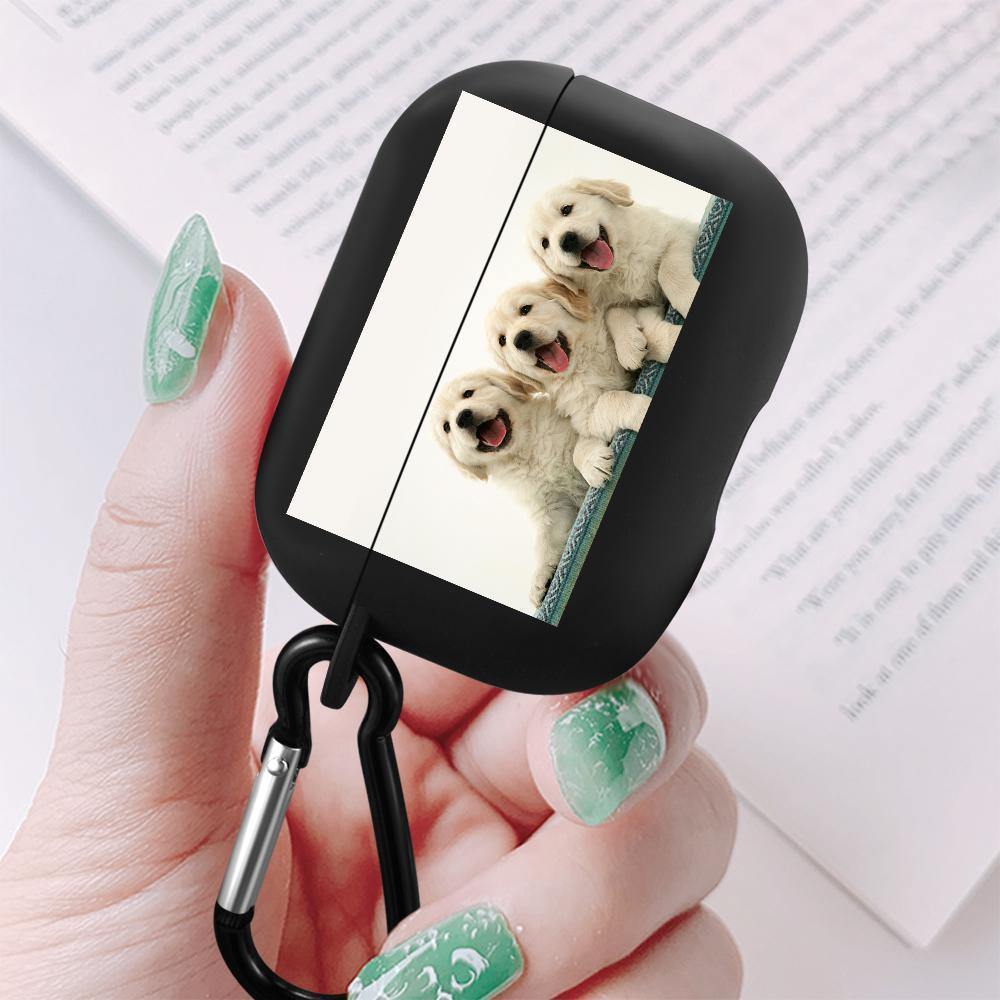 Airpods Case Photo Airpods Case for Airpods Pro Airpods 3nd Black Cute Pet - soufeelus