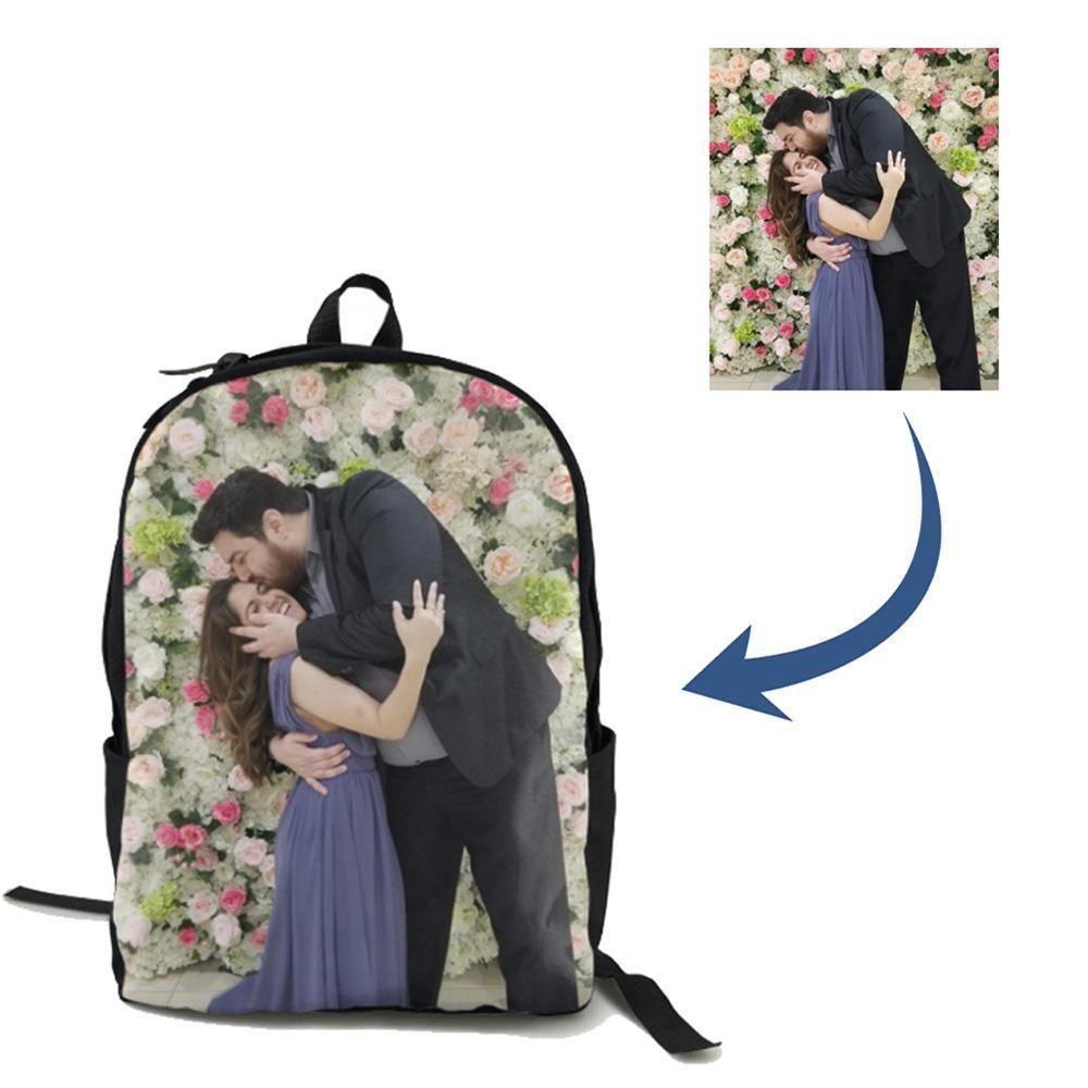 Custom Photo Backpack Memorial Gifts - soufeelus