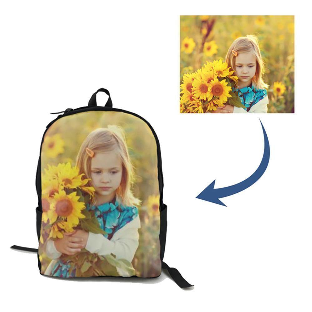 Custom Photo Backpack Memorial Gifts - soufeelus