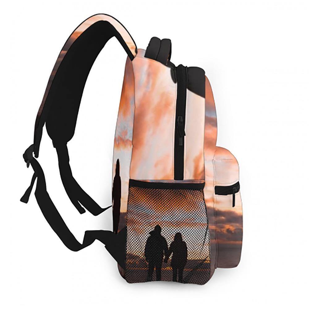 Custom All Print Photo Backpack Graduation Gifts - soufeelus