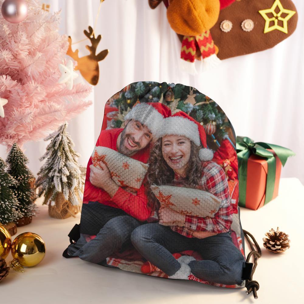 Custom Drawstring Bag Photo Sportpack for Your Baby detail