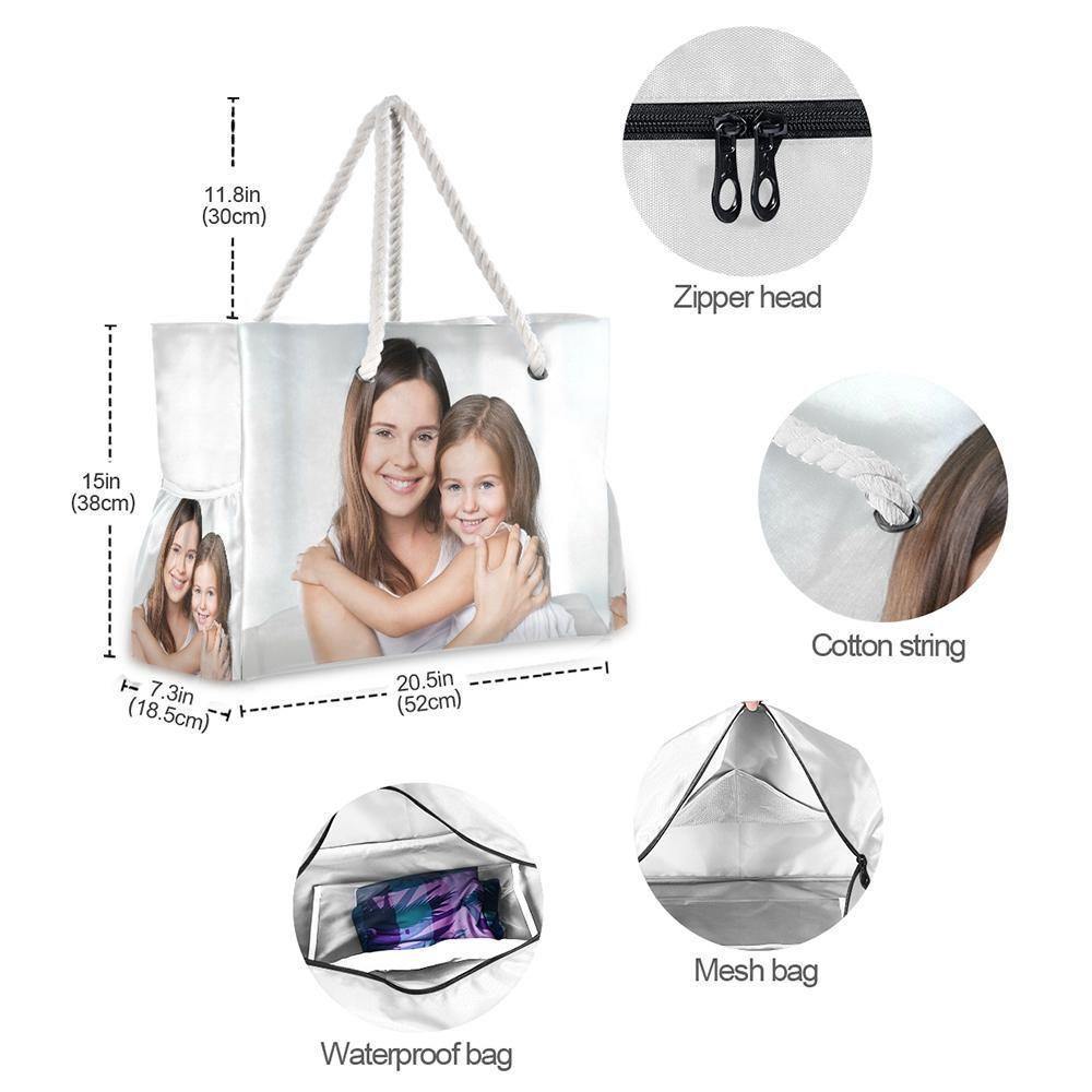 Photo Handbag Full Printed Mom & Baby - soufeelus