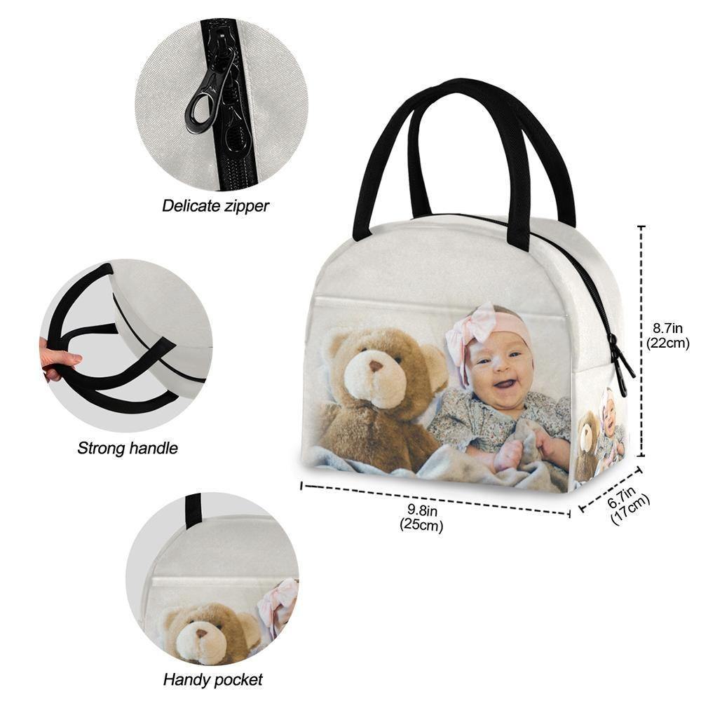 Photo Portable Lunch Bag Kid - soufeelus