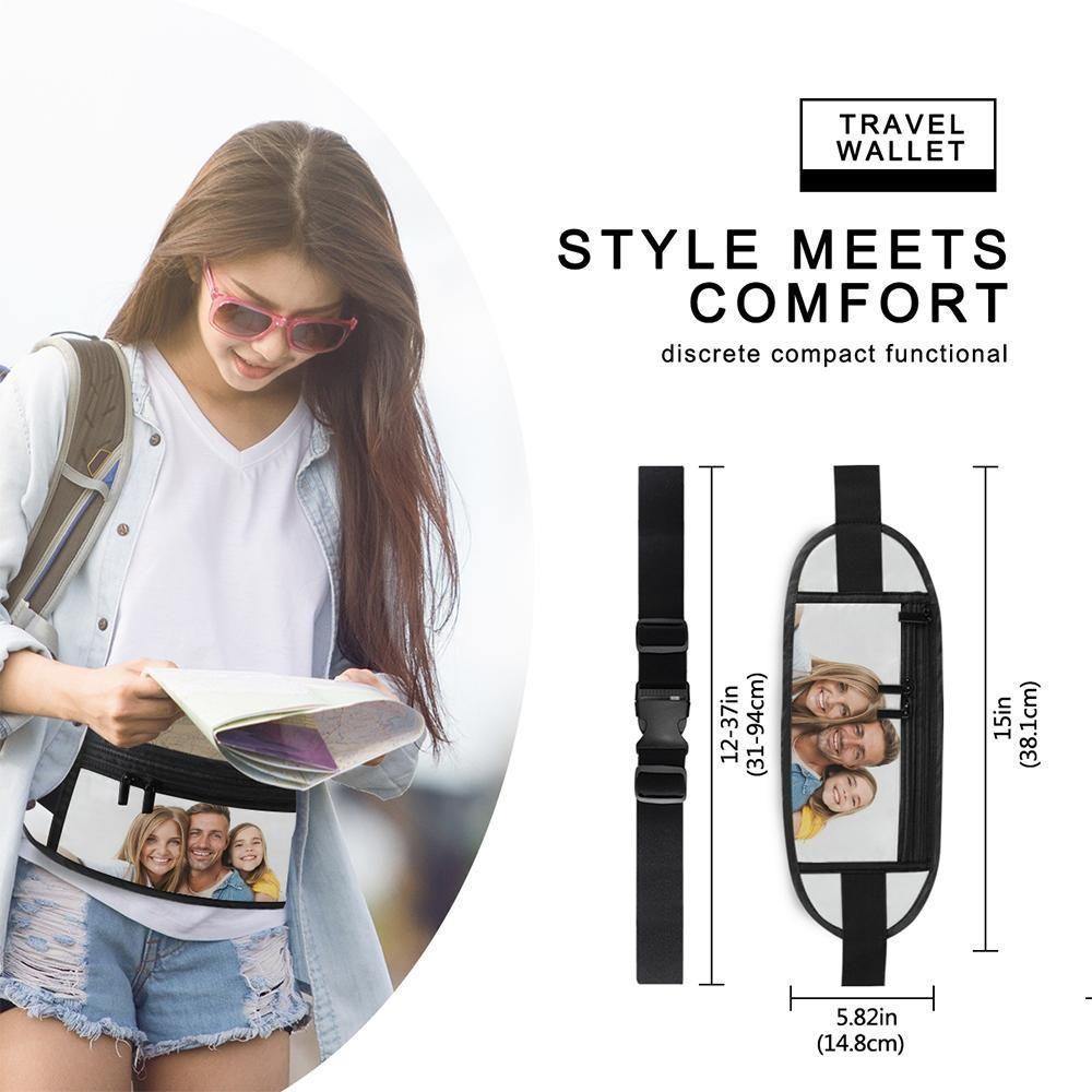 Photo Travel Wallet Belt Bag Style Meets Comfort - soufeelus