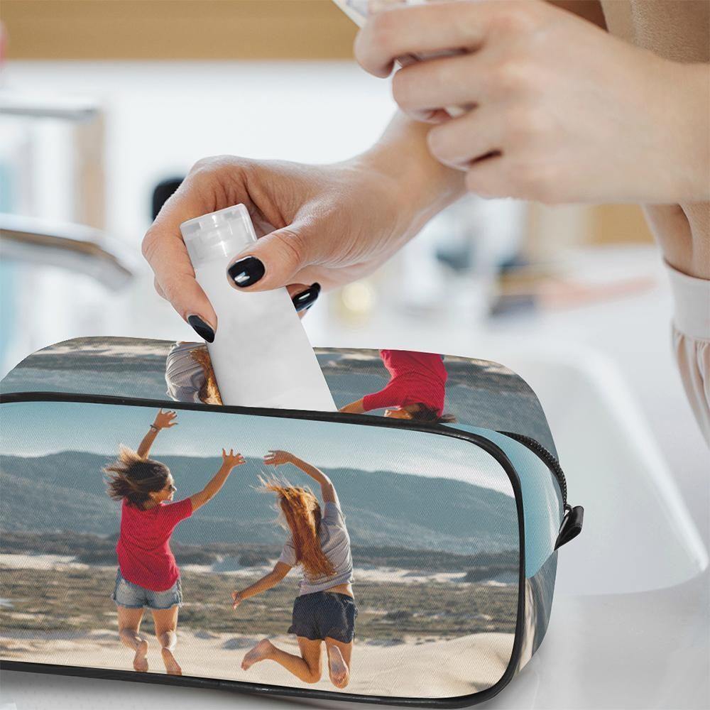 Photo Cosmetic Bag Useful - soufeelus