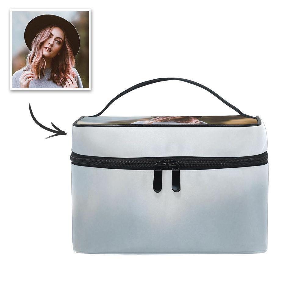 Photo Cosmetic Bag Flip Portable Bag - soufeelus