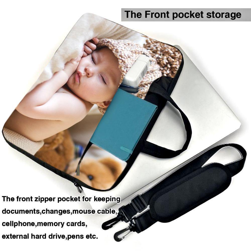 Custom Photo Laptop Bag Convenient for Office Worker 14inch - soufeelus