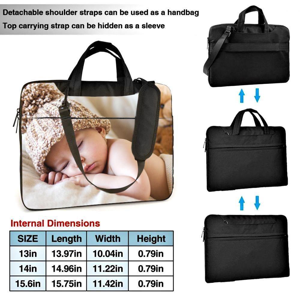 Custom Photo Laptop Bag Convenient for Office Worker 14inch - soufeelus