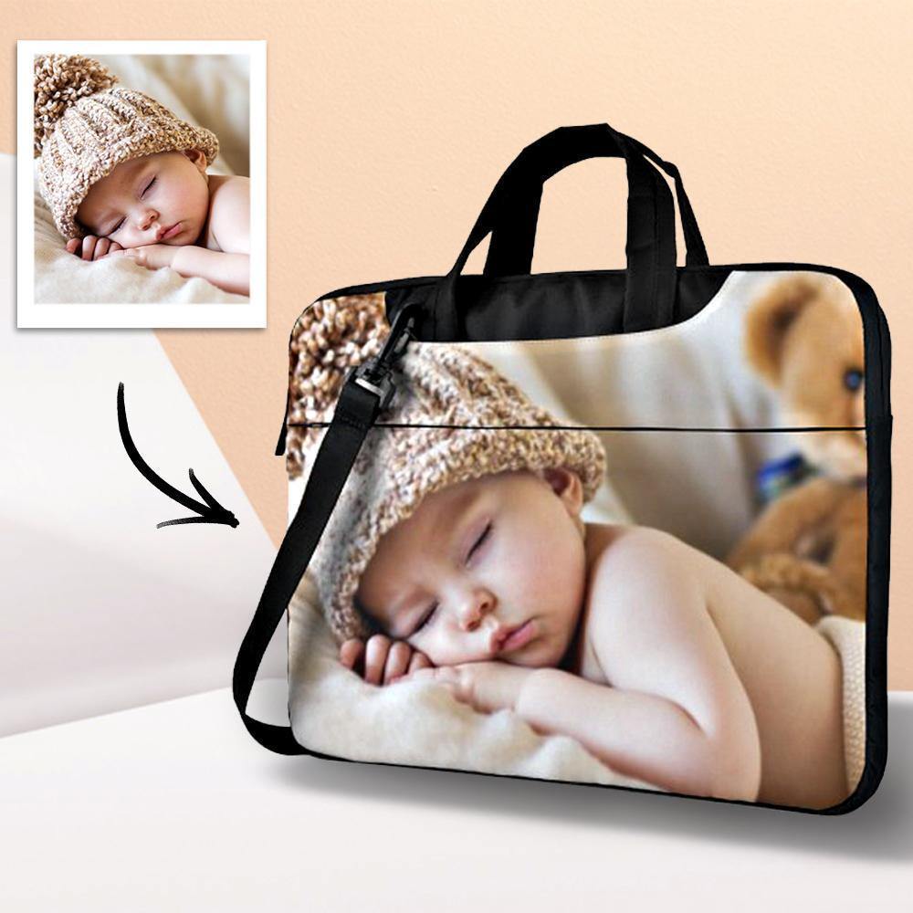 Custom Photo Laptop Bag Convenient for Office Worker 14inch - soufeelus