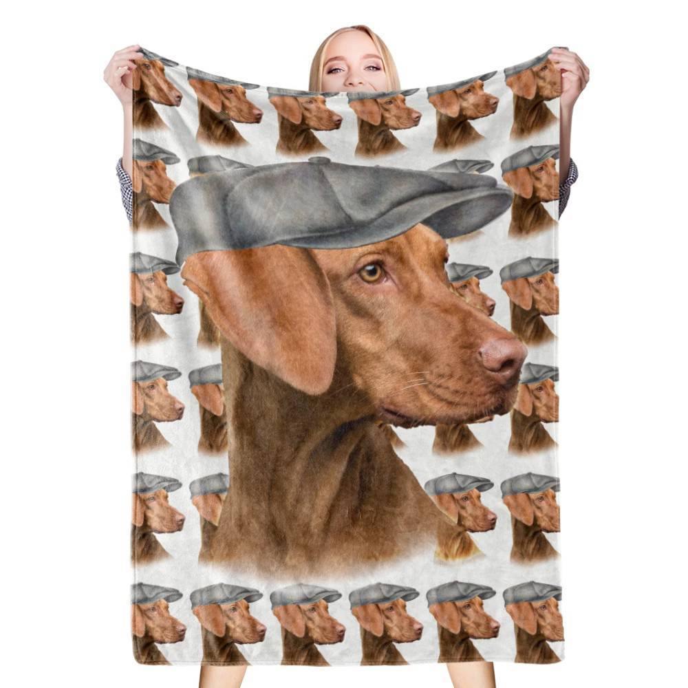 Custom Photo Dog Blanket Pet Fleece Blanket for Your Dog - soufeelus