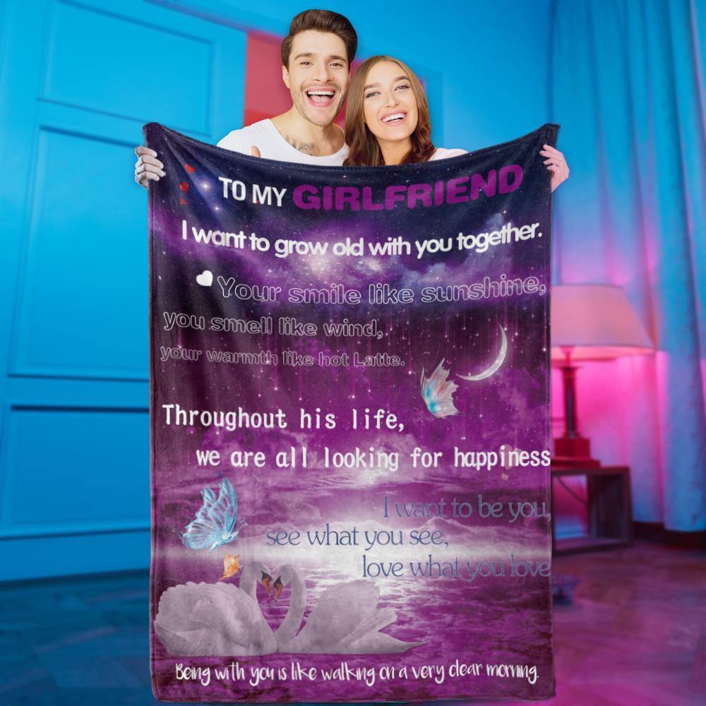 Blanket Romantic Purple A Gift for Lovers - soufeelus