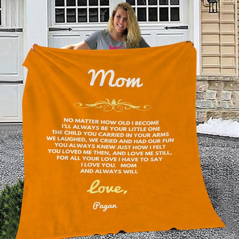 Custom Engraved Creative Blanket Personalized Memorial Gifts - soufeelus