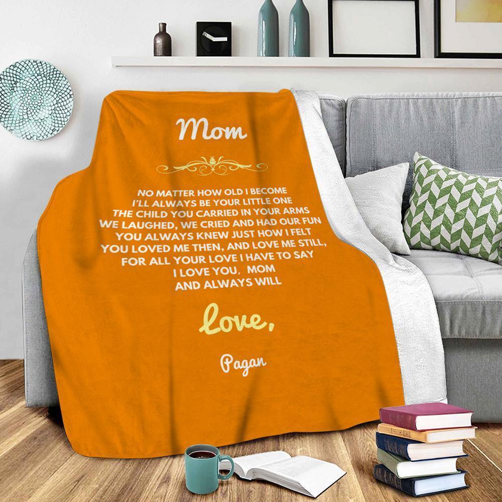 Custom Engraved Creative Blanket Personalized Memorial Gifts - soufeelus