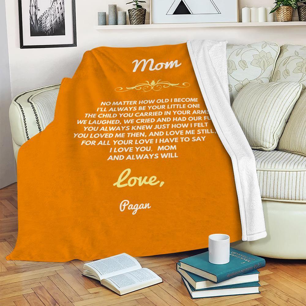 Custom Engraved Creative Blanket Personalized Memorial Gifts - soufeelus