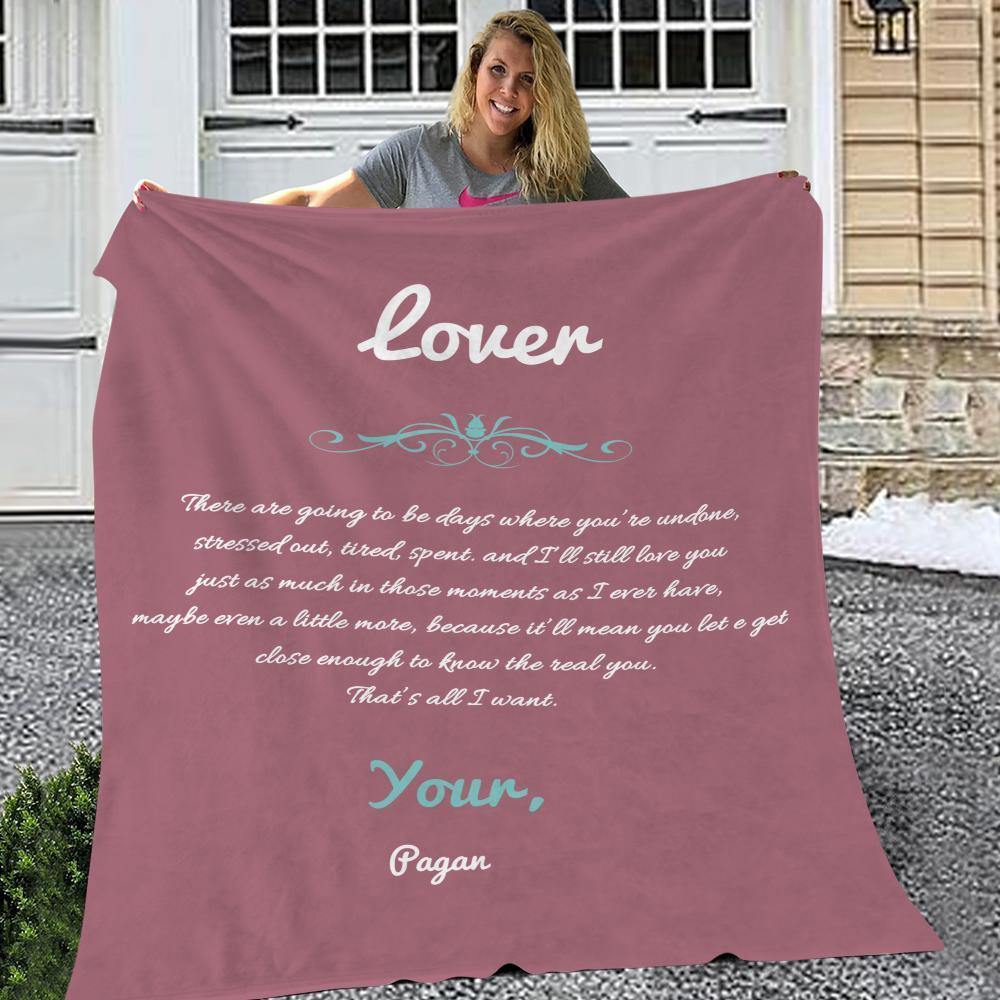 Custom Engraved Creative Blanket Personalized Memorial Gifts - soufeelus