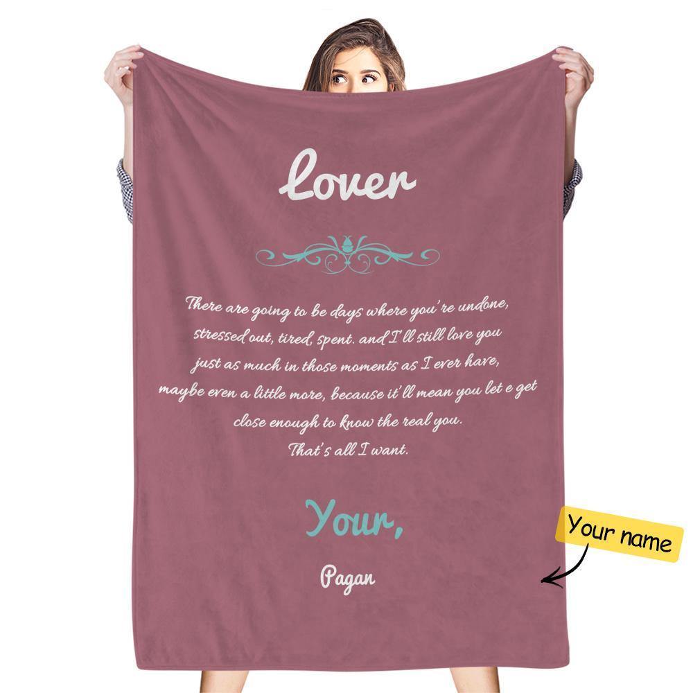 Custom Engraved Creative Blanket Personalized Memorial Gifts - soufeelus