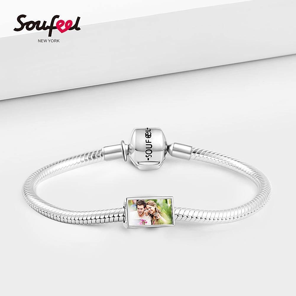 Live Love Laugh Photo Charm Silver - soufeelus