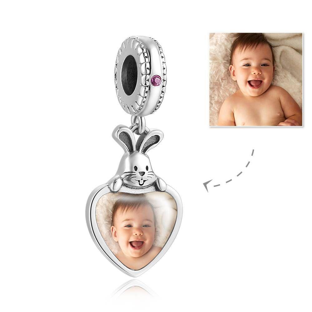 Photo Charm Heart Dangle with Soufeel Crystal Platinum Plated - soufeelus