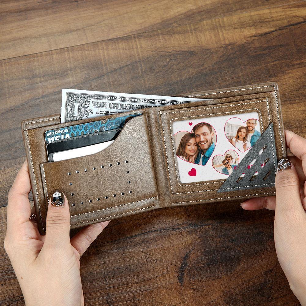 Custom Photo Wallet Insert Card Couple's Gifts Card - soufeelus