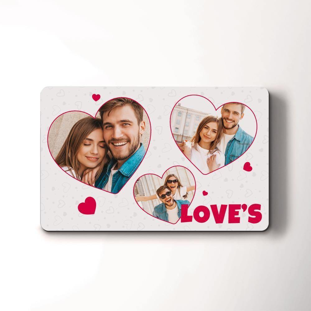 Custom Photo Wallet Insert Card Couple's Gifts Card - soufeelus